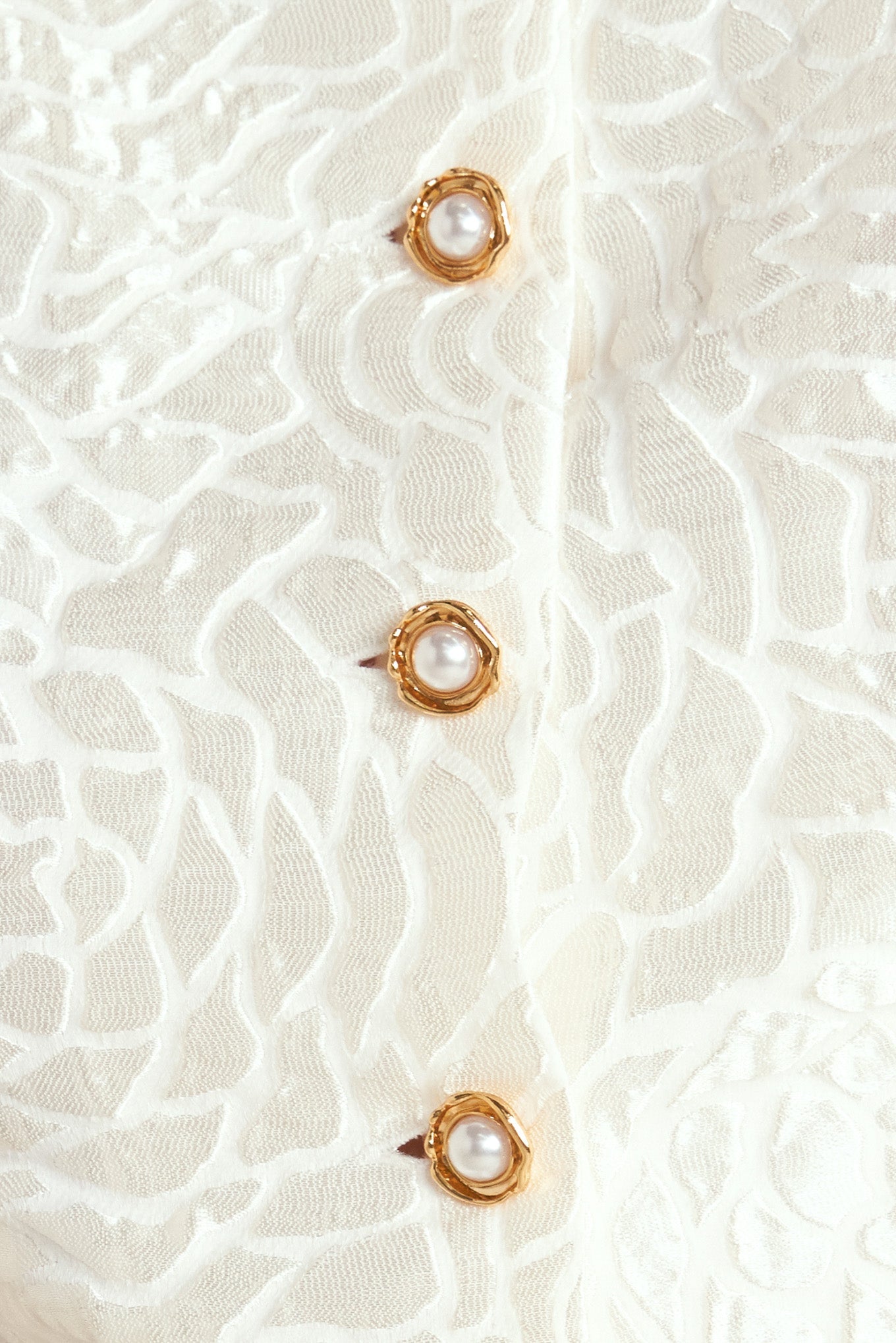 Rose Texture Woven Top