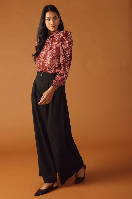 Woven Wide Leg Pants