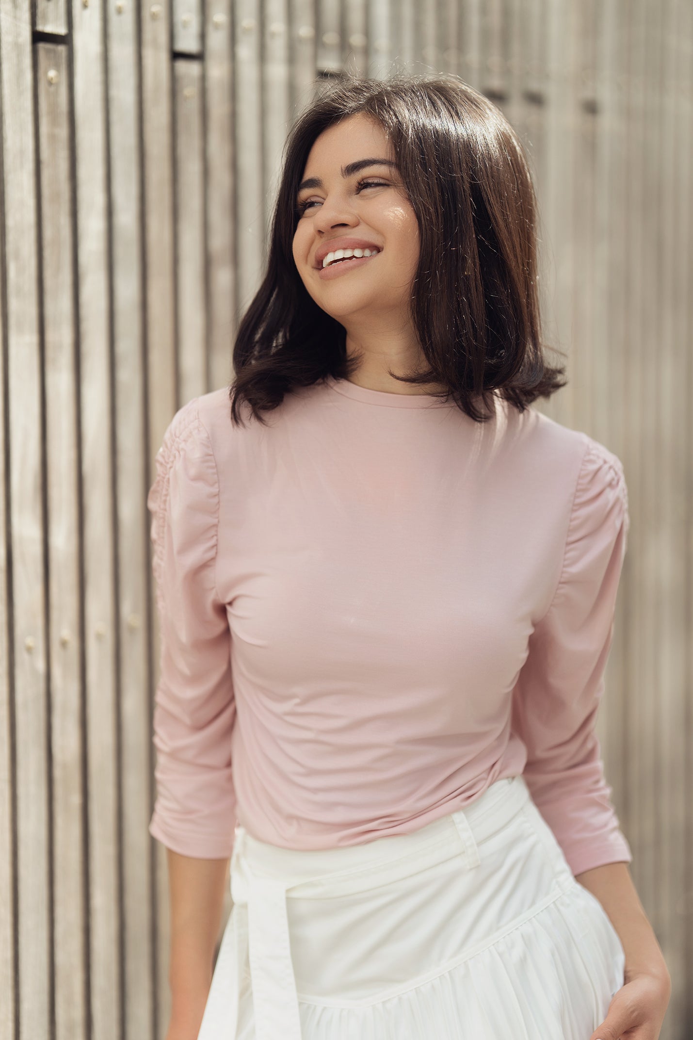 Modal Ruched T-Shirt