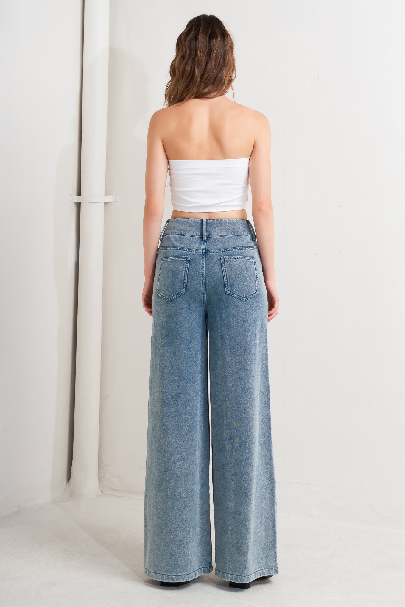 Tailored Frame French Terry Pants
