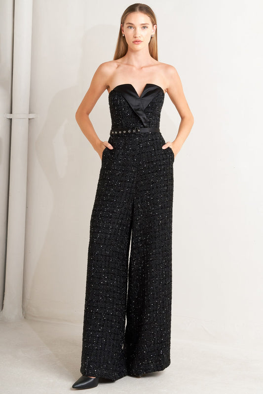 Tweed Jumpsuit