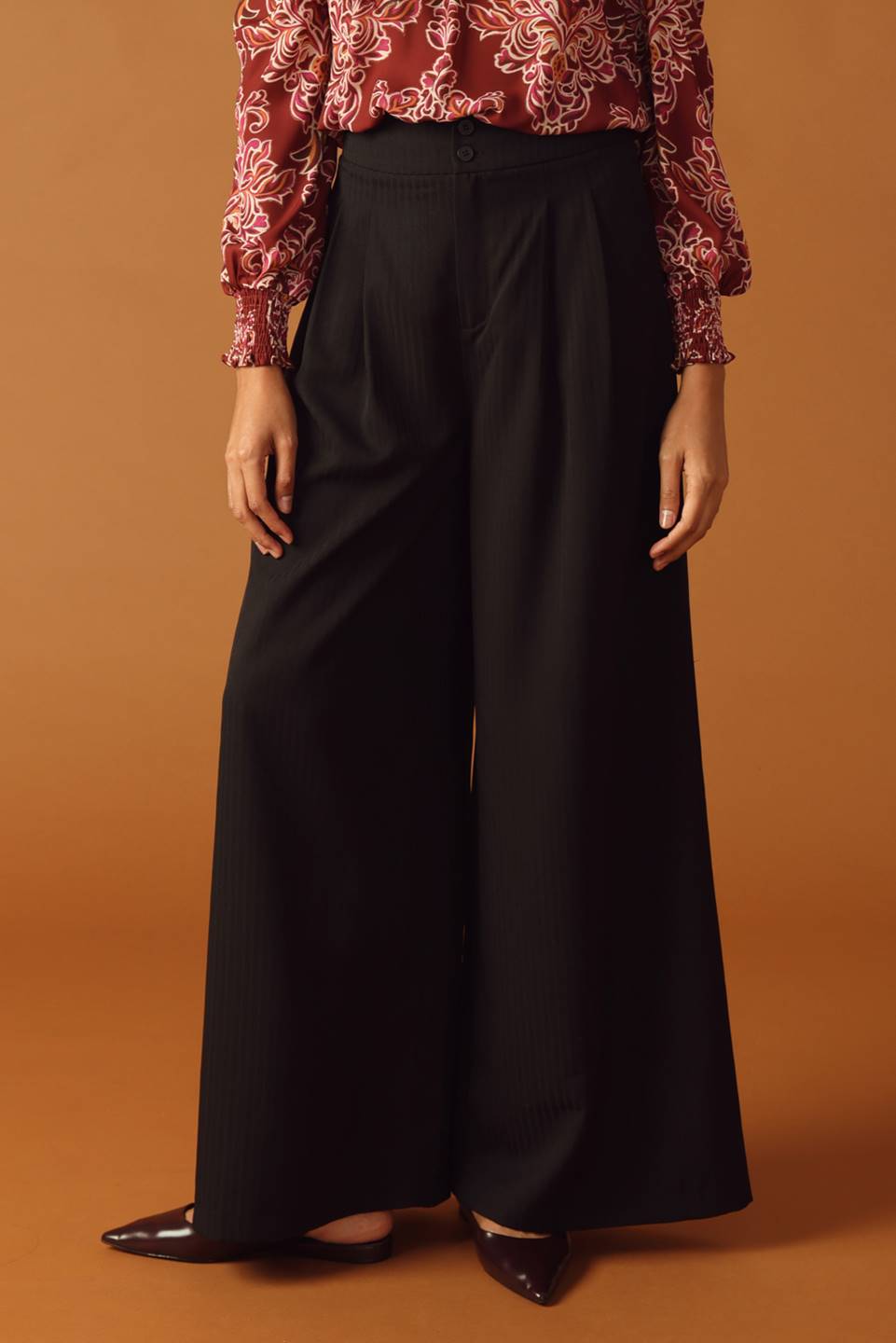 Woven Wide Leg Pants