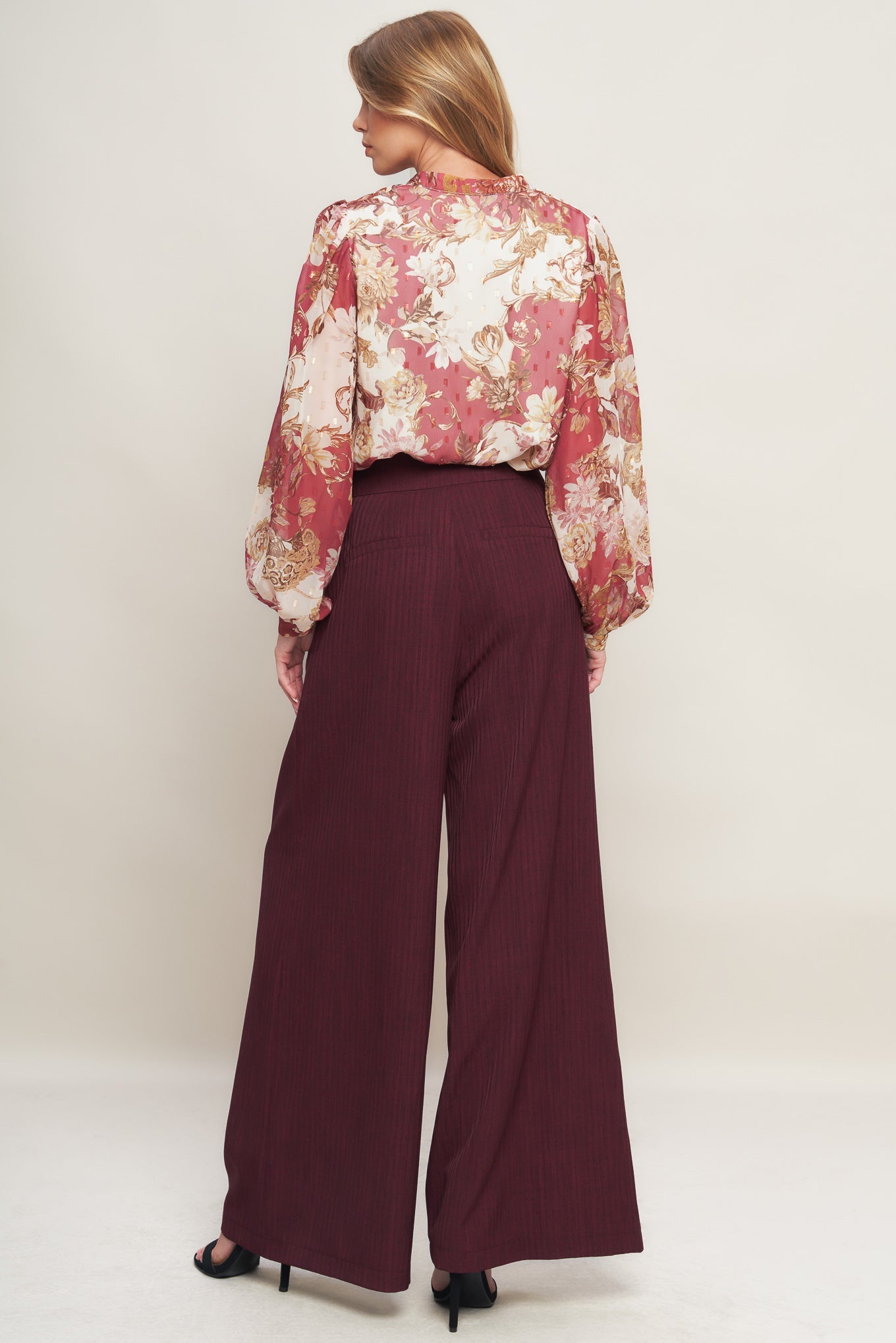 Woven Wide Leg Pants