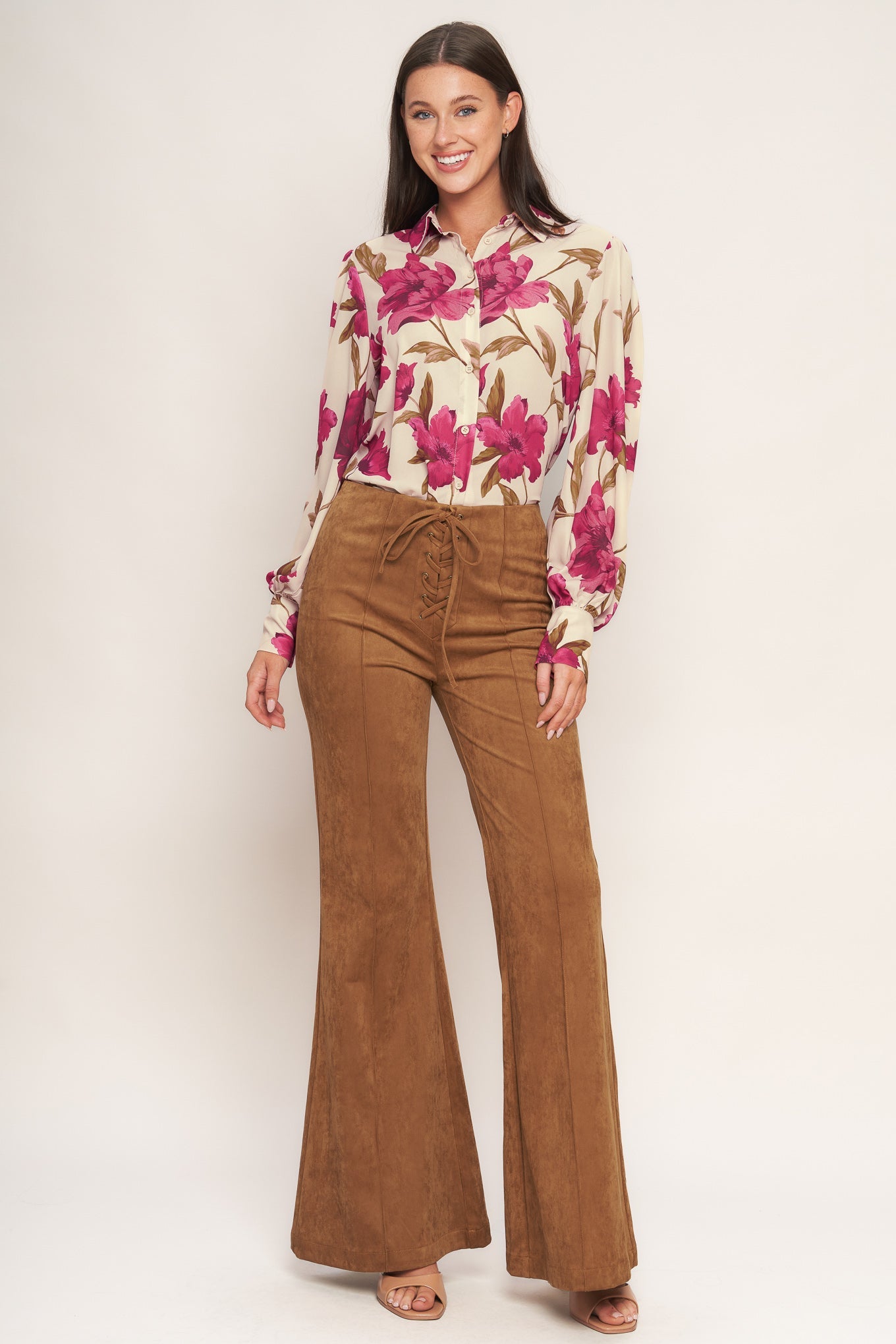 Wild Honey Faux Suede Pants